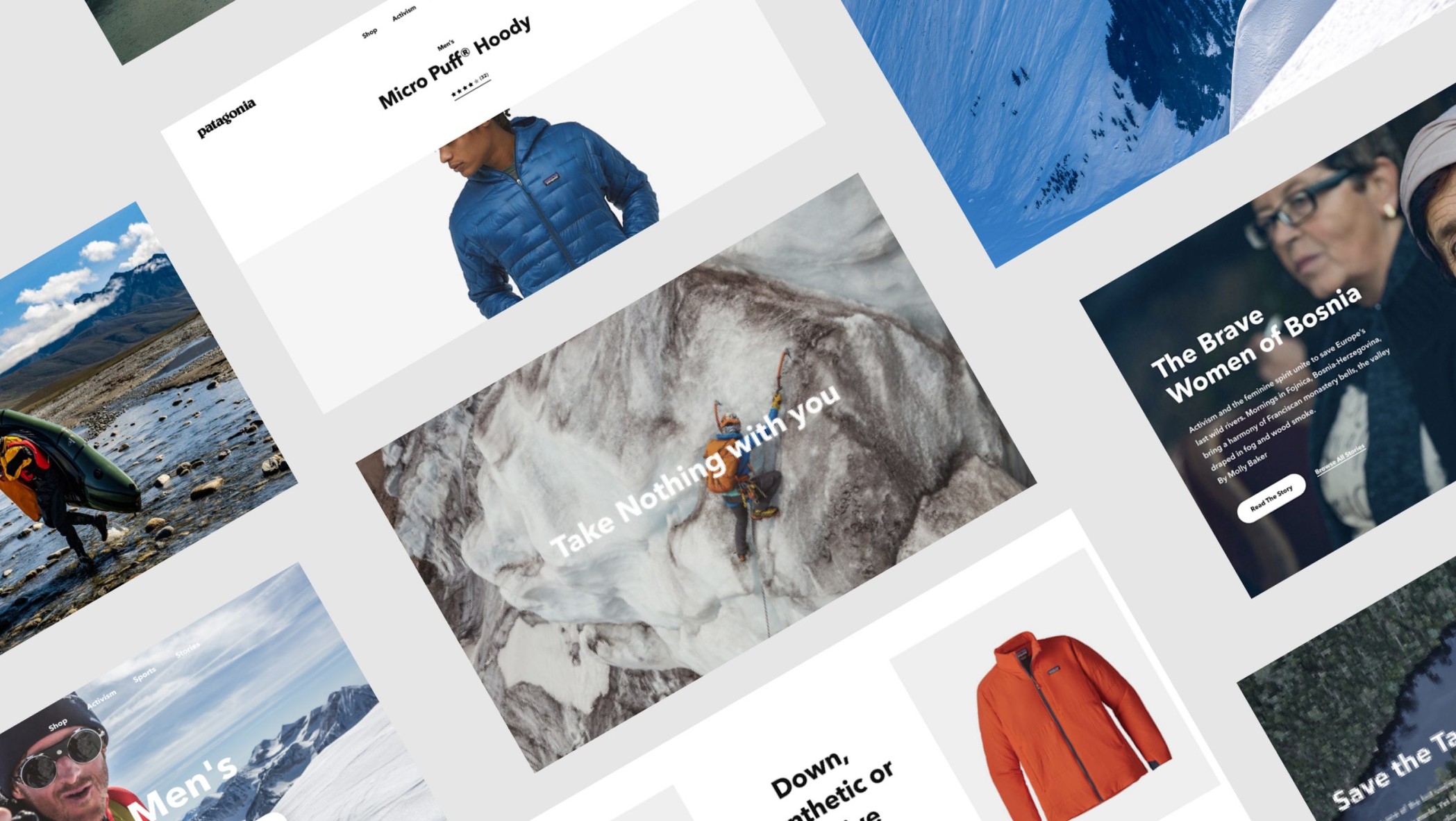 Patagonia's retail website